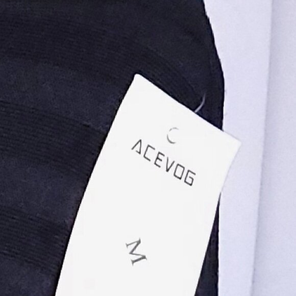 Acevog Womens Pullover Black Sweater Size M (NWT) - Picture 14 of 14